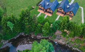 Novosiele Residence - nad górską rzeką - Leśne Spa sauna jacuzzi - Bieszczady